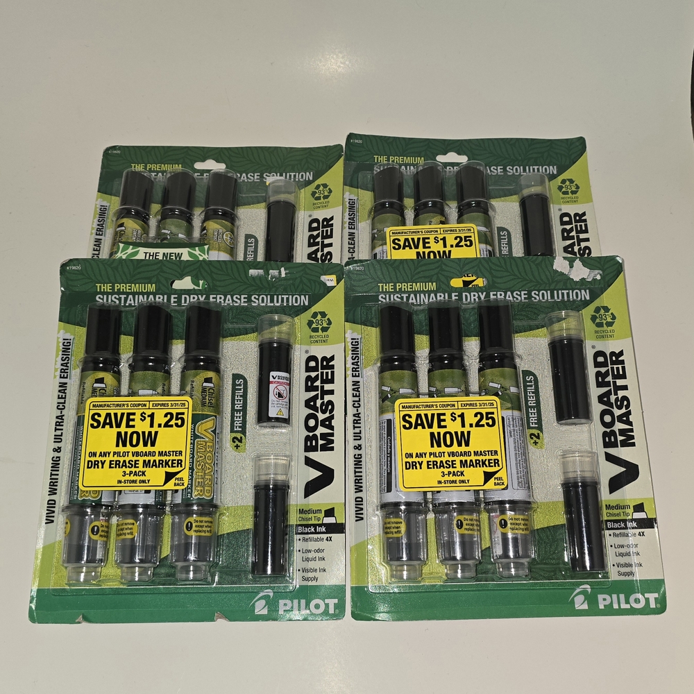Pilot V Board Master Markers (Set of 4)